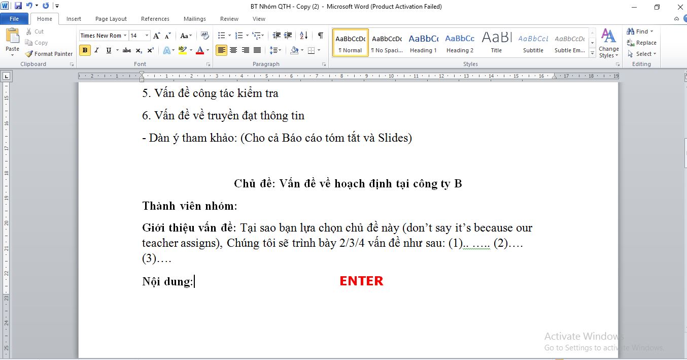 H ng d n c ch sang trang m i trong word nhanh ch ng n gi n
